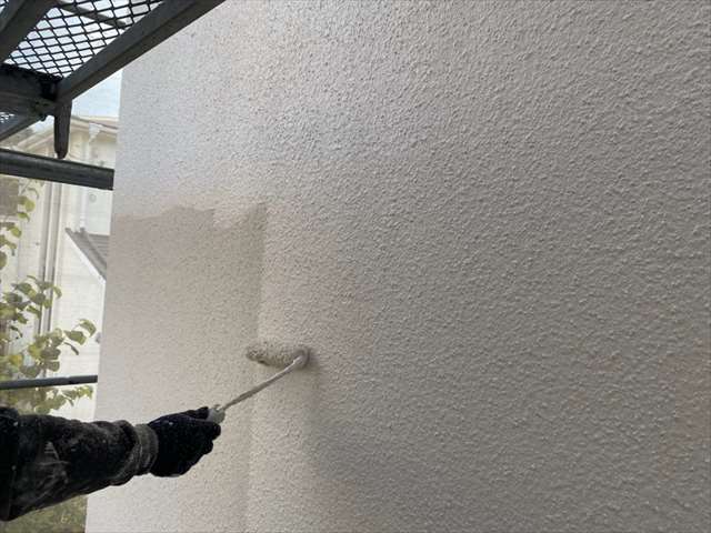 茅ヶ崎市M様邸 外壁塗装･屋根塗装工事 施工中