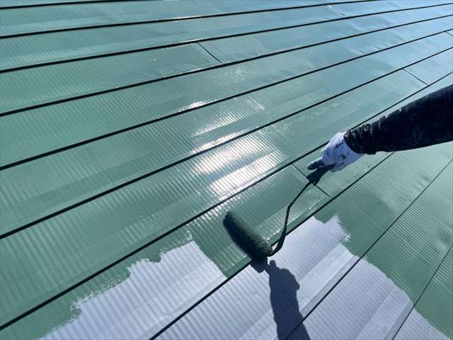 茅ヶ崎市M様邸 屋根塗装･外壁塗装･バルコニー防水工事 施工中